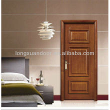 Panel wooden room door with MDF & painting polish